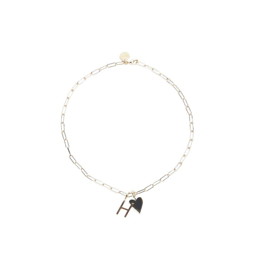 NEW EKLEXIC cara charm necklace in gold